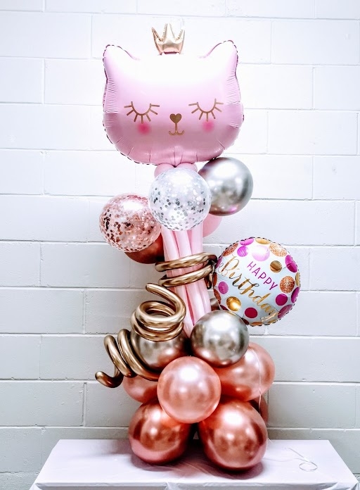 Queen Of The Kitties Birthday Stand Up