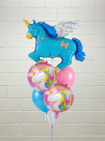 Flying Pegasus Unicorn Balloon Bouquet 