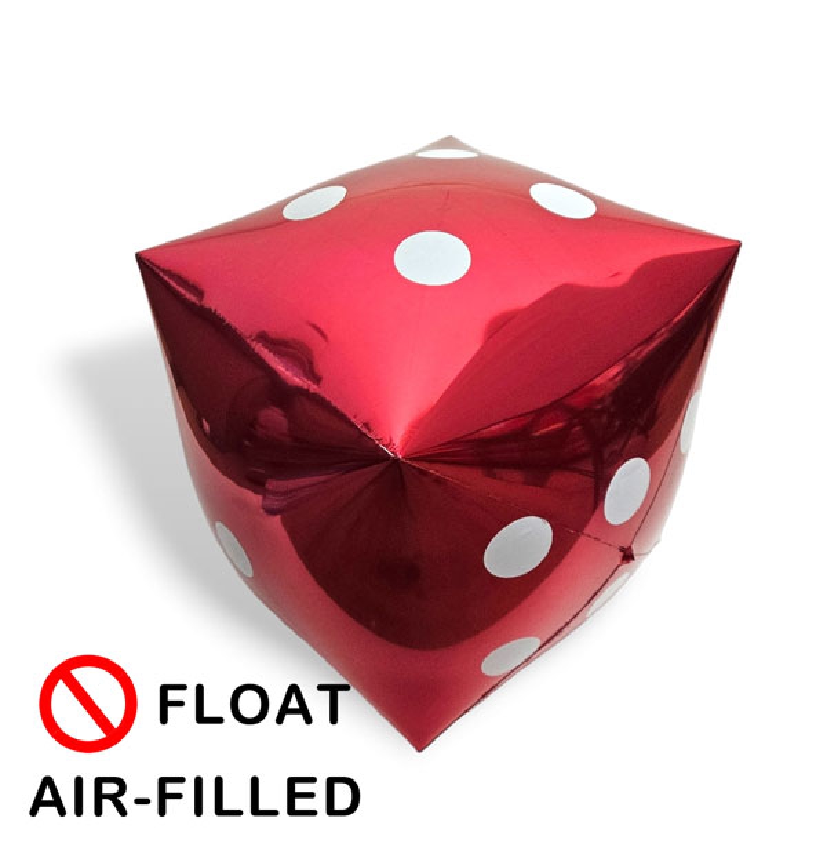 Red Dice Balloon [AIR-FILLED]
