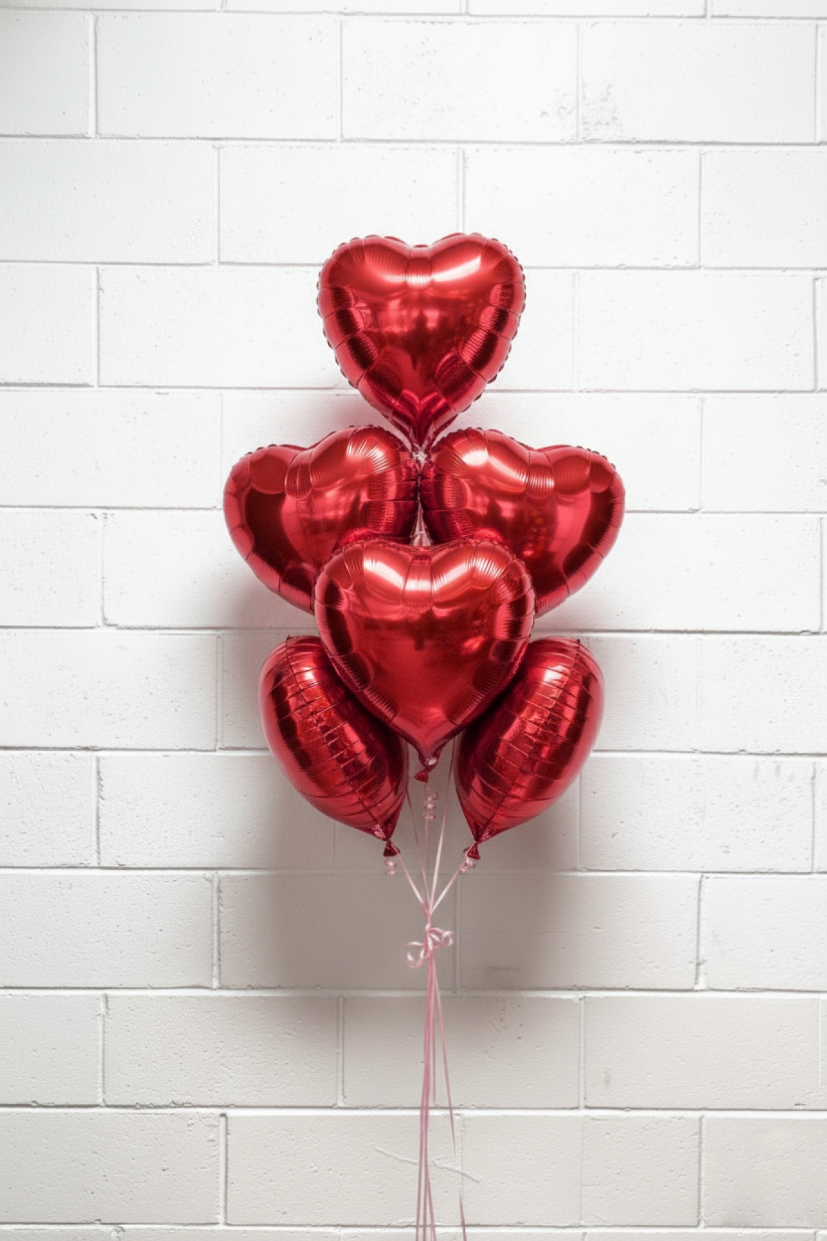 Red Hearts Balloon Bouquet