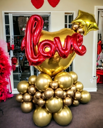 Gold Love Stand Up  
