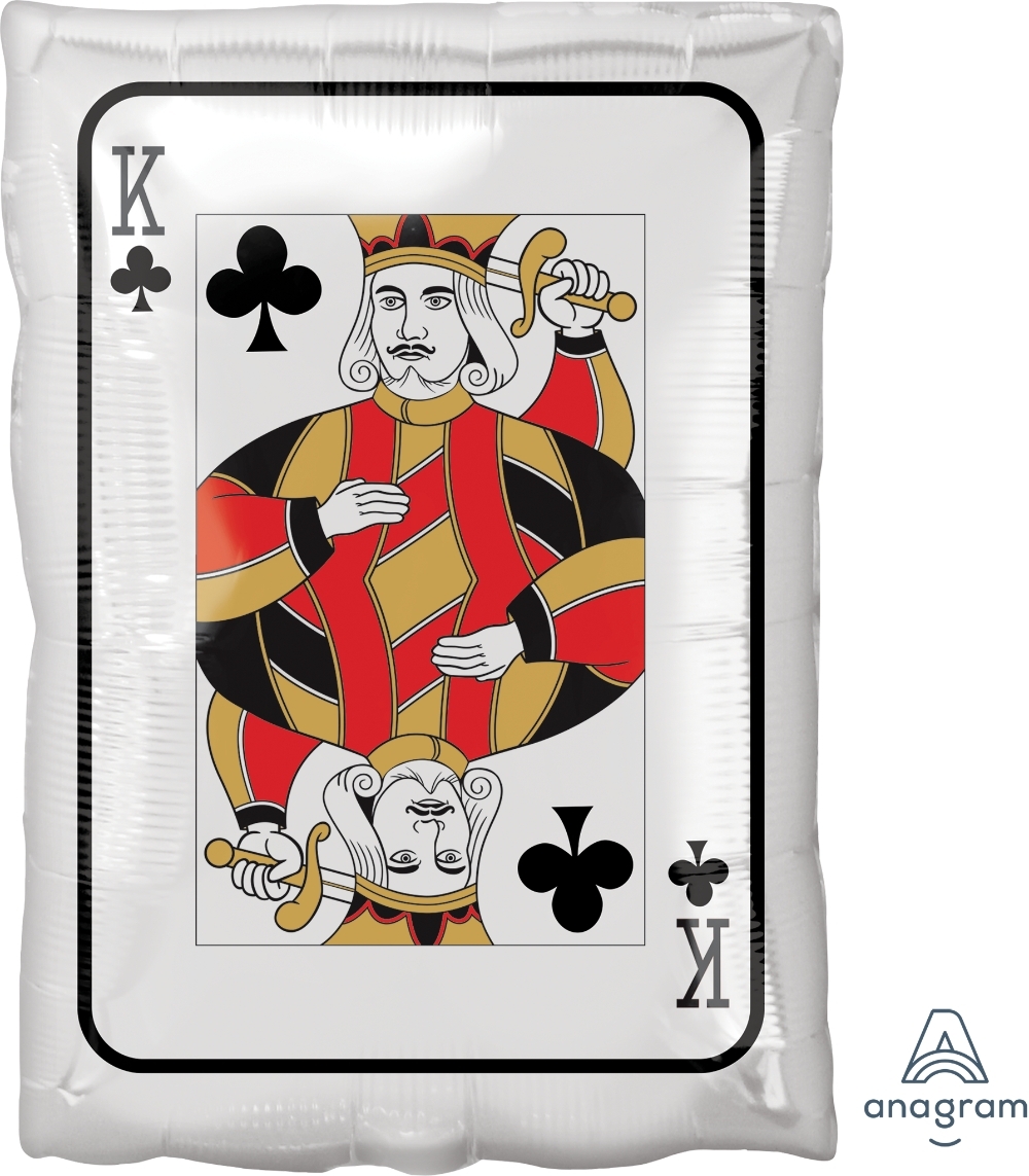 18" Shape Roll the Dice King & Ace Casino Balloon