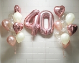 Rose Gold Love Pick An Age Balloon Bouquet Set