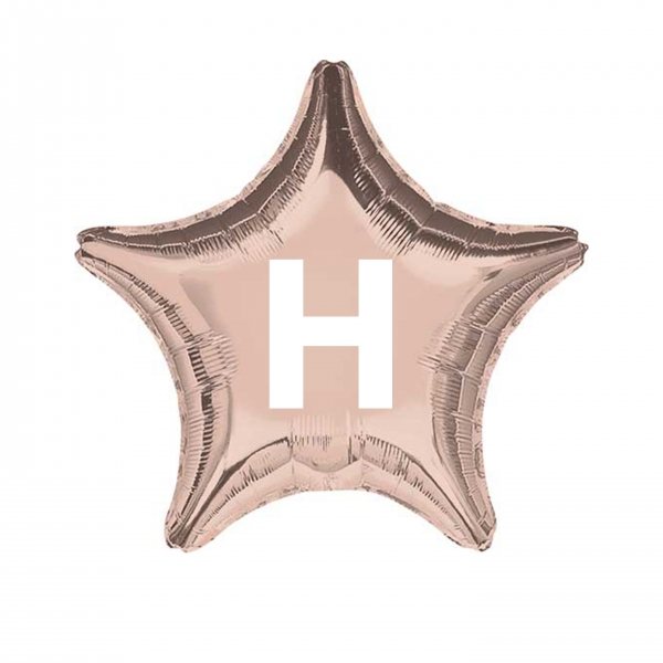 Rose Gold Star H