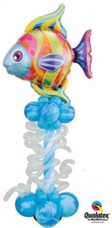 6FT Sea Creatures Fish Column INDOOR