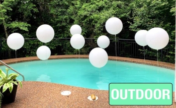 [SET OF 5] OUTDOOR 1-DAY Pool Balloon Package