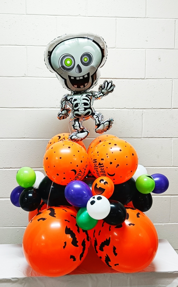 Shaking Bones Halloween Balloon Stand Up 