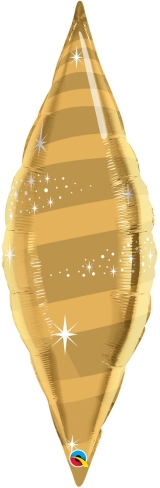Shape - 38" Taper Swirl - Gold