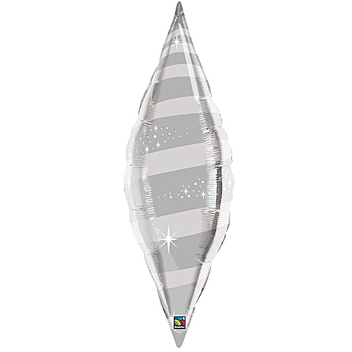 Shape - 38" Taper Swirl - Silver
