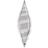 Shape - 38" Taper Swirl - Silver