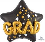 Shape - Multi Balloon Congrats Grad 36"x36"