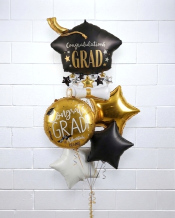 Shooting Stars Congratulations Grad Balloon Bouquet