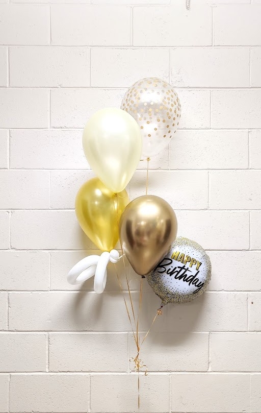 Simple Gold Ombre Birthday Bouquet