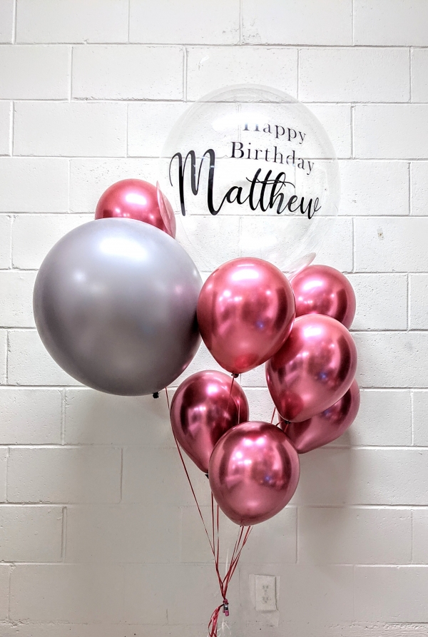 Simple Yet Stunning Custom Print Bouquet