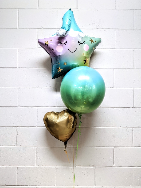 Sleepy Star Ombre Balloon Bouquet