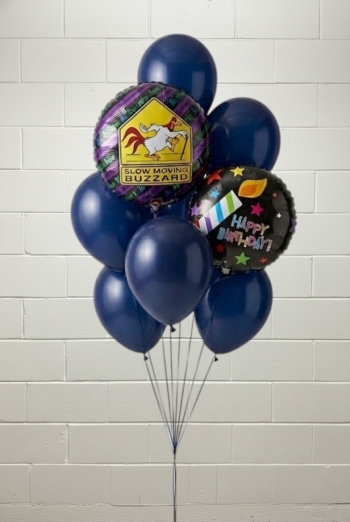Slow Moving Buzzard Funny Birthday Balloon Bouquet