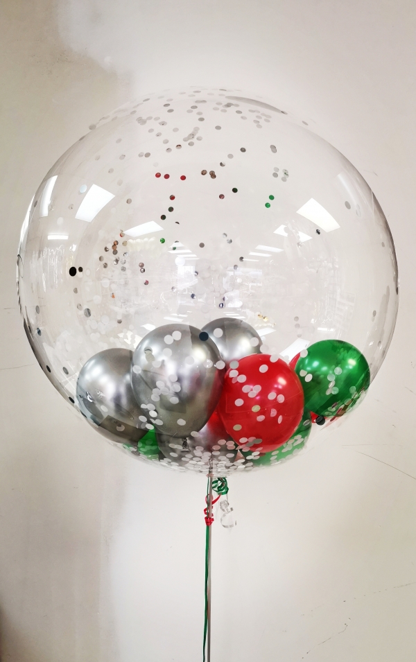 Snowglobe Gumball and Confetti