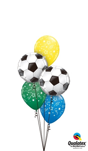 Soccer Balls Balloon Bouquet 4
