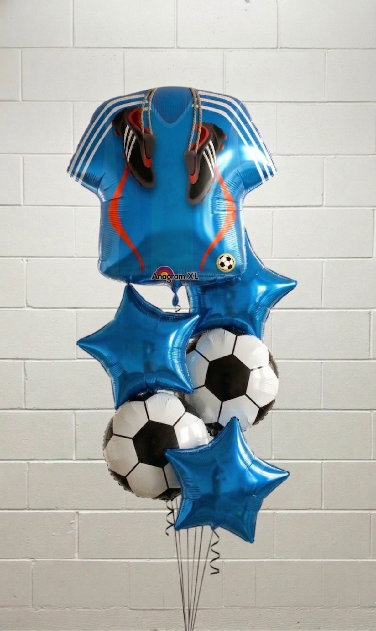 Soccer Jersey with soccer balls and Stars Latex-Free Bouquet