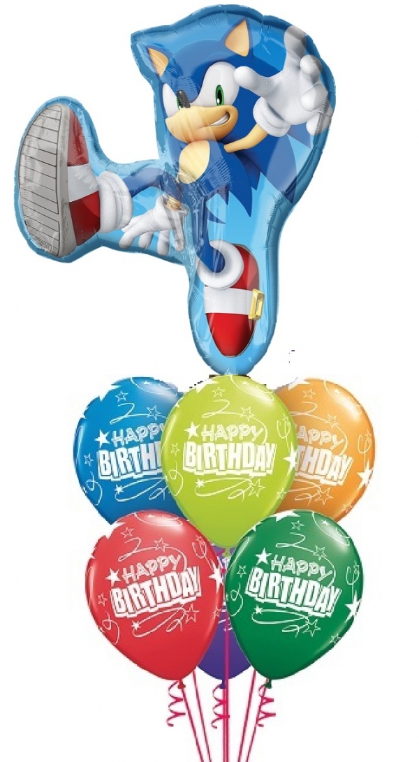 Sonic Hedgehog Birthday Bouquet 1