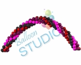 INDOOR 15x15 Spiral Arch 35ft AIR FILLED