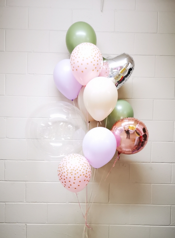 Vintage Spring Beauty Bouquet With Confetti