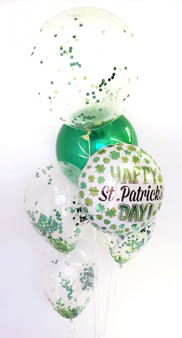 St Patricks Day confetti bouquet