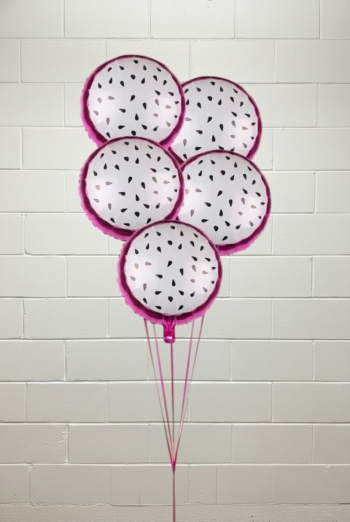 Dragonfruit Balloon Bouquet of 5 Latex-Free