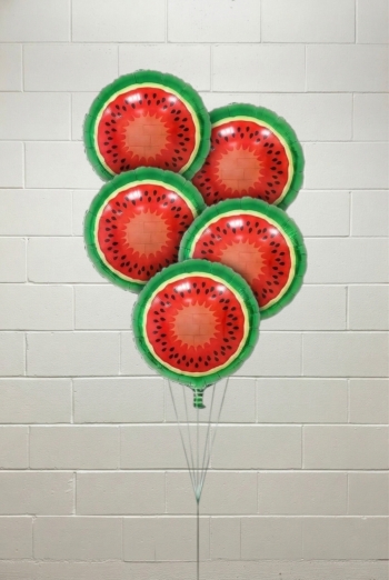 Watermelon Balloon Bouquet of 5 Latex-Free