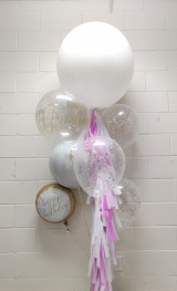 Stupendous Confetti Tassel Birthday Balloon Bouquet 