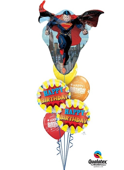 Superman Birthday Bouquet 2