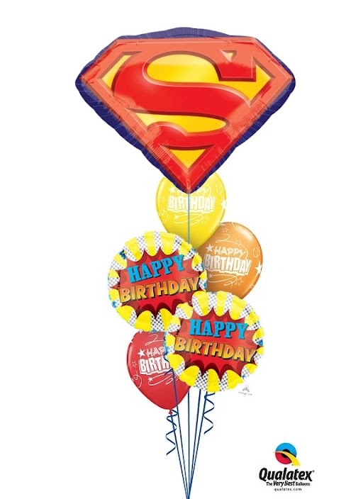 Superman Birthday Bouquet 1