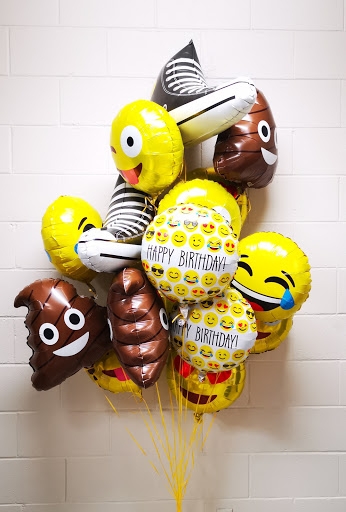 Supreme Emoji Balloon Bouquet