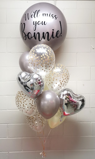 Supreme Greige Love Bouquet with Custom Print