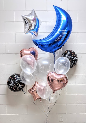 Supreme New Year 2021 Blue Moon Balloon Bouquet