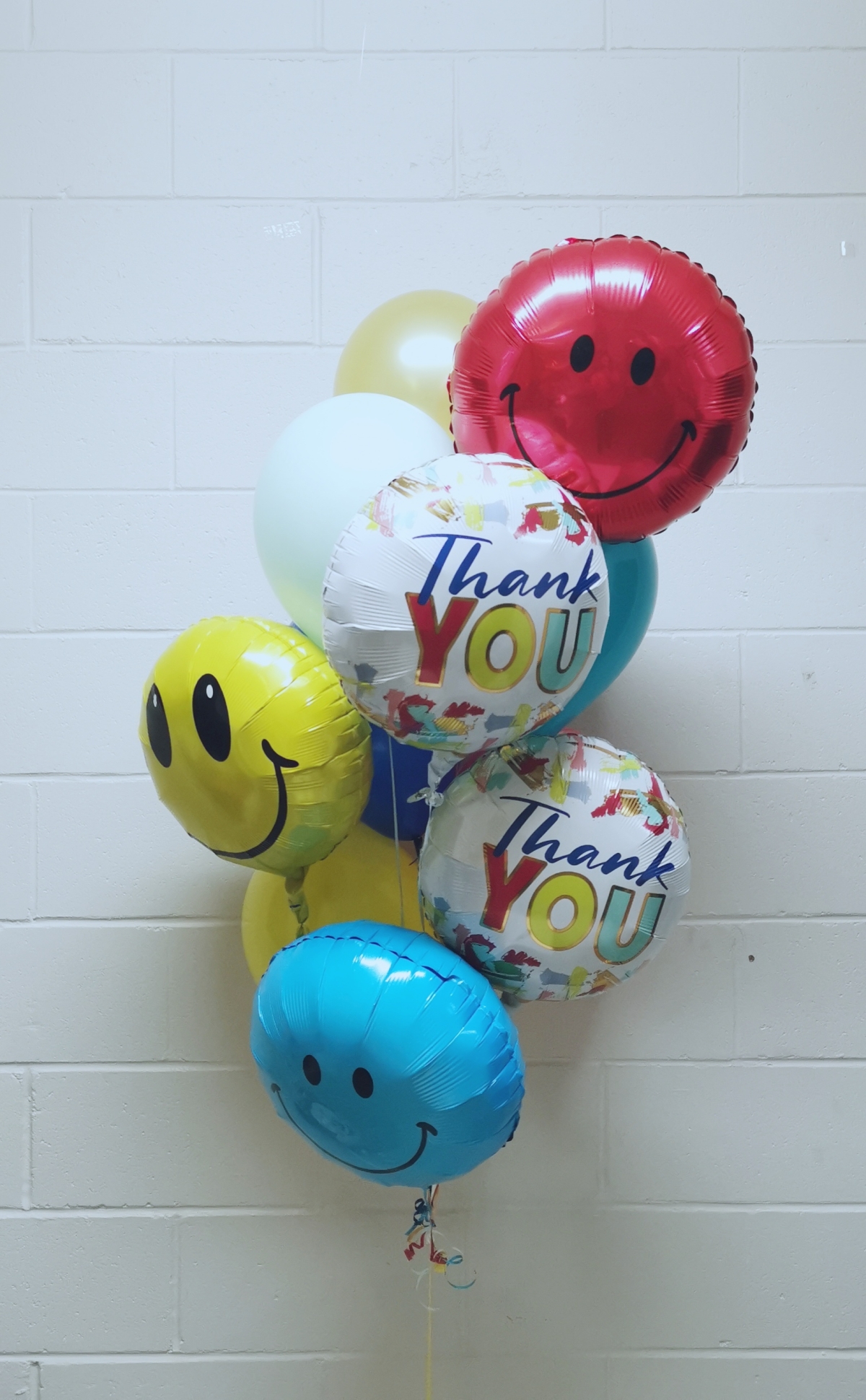 Smiley Thank You Simple Balloon Bouquet