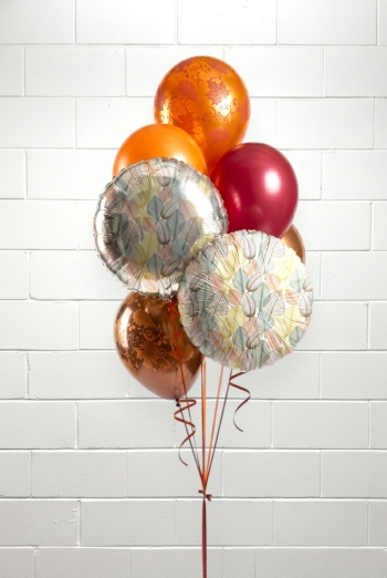 Thanksgiving leaves balloon bouquet