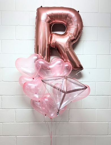 That Wonderful Person Heart Diamond Balloon Bouquet