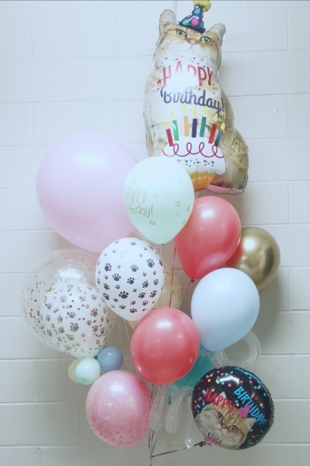 The Cats Got Your Birthday Balloons Bouquet