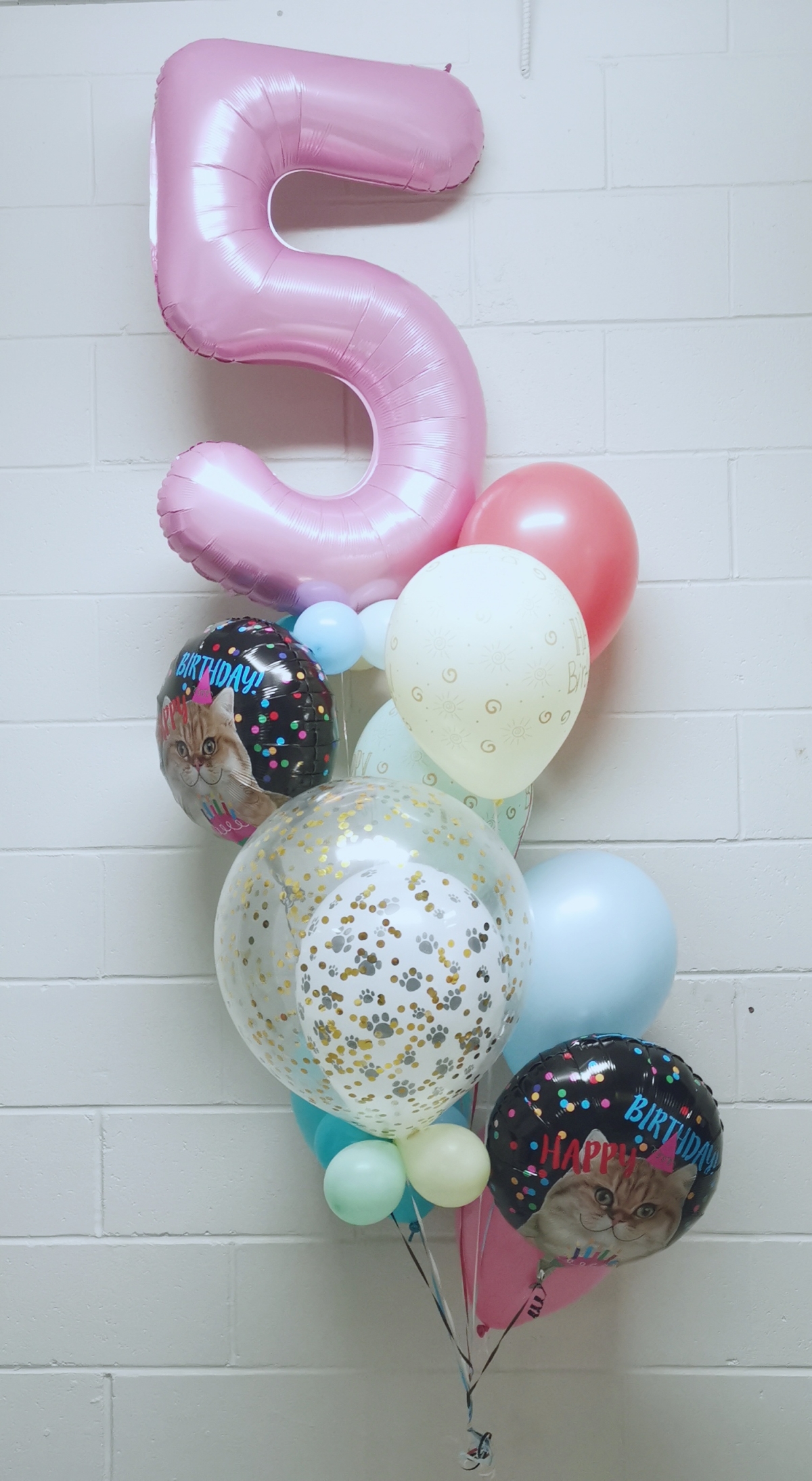 The Cats Got Your Birthday Balloons Pick An Age Bouquet