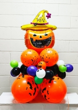The Pumpkin Witch is Waiting for You Halloween Balloon Stand Up