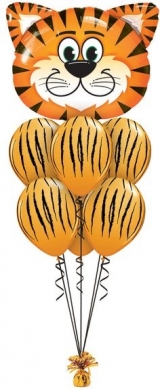 Tiger Balloon Bouquet 26