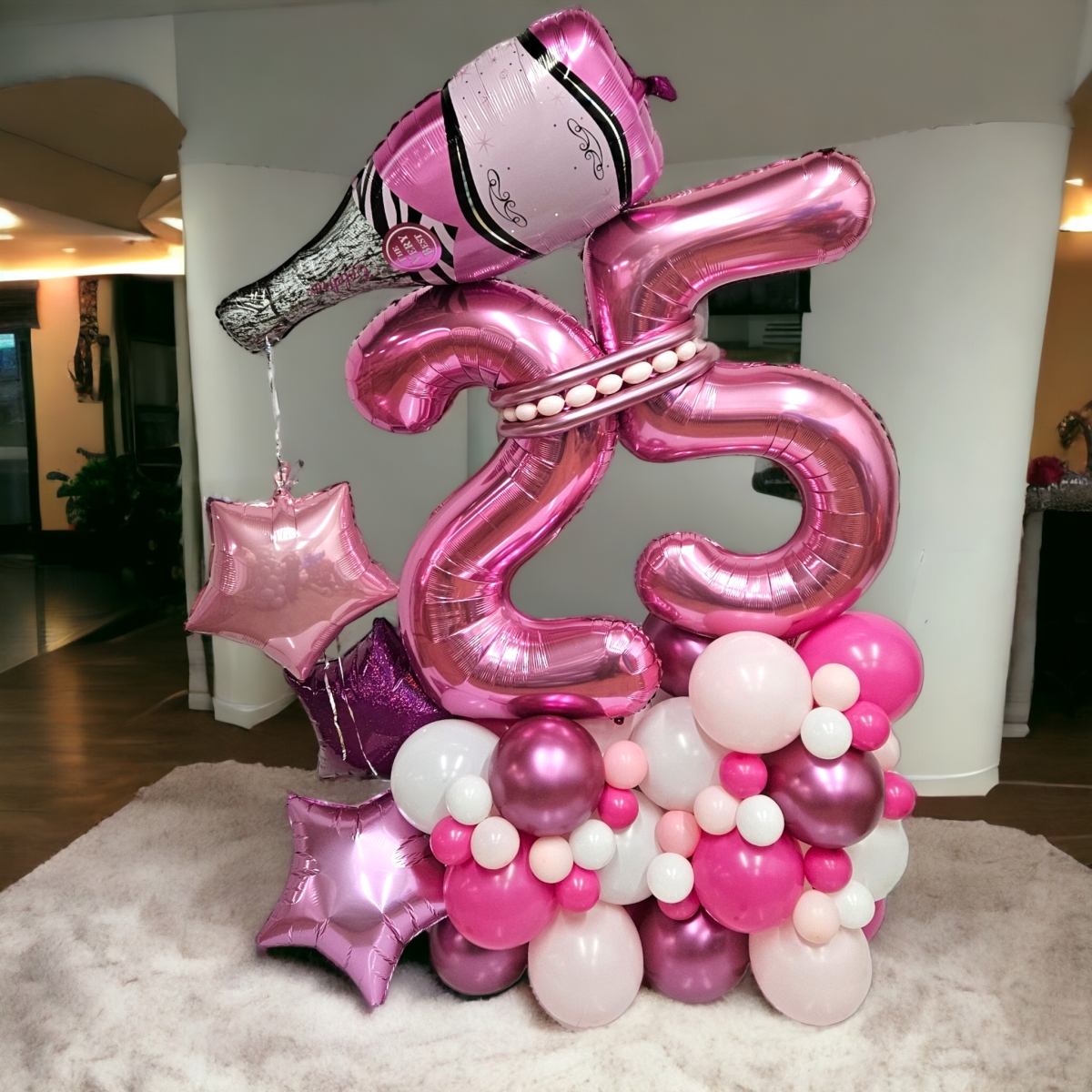 Toast Pink Champagne Stand Up