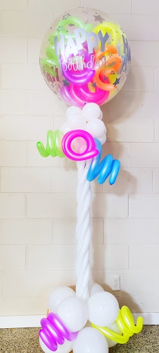 Totally Tremendous Happy Birthday Twisty Balloon Tower	