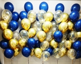 Tree Of 16 Confetti Balloon Wall [5 Bouquets]