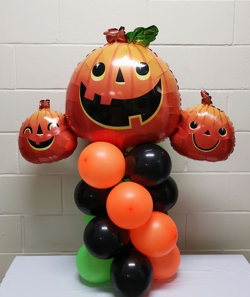 Triple Pumpkin Chuckin Halloween Stand Up