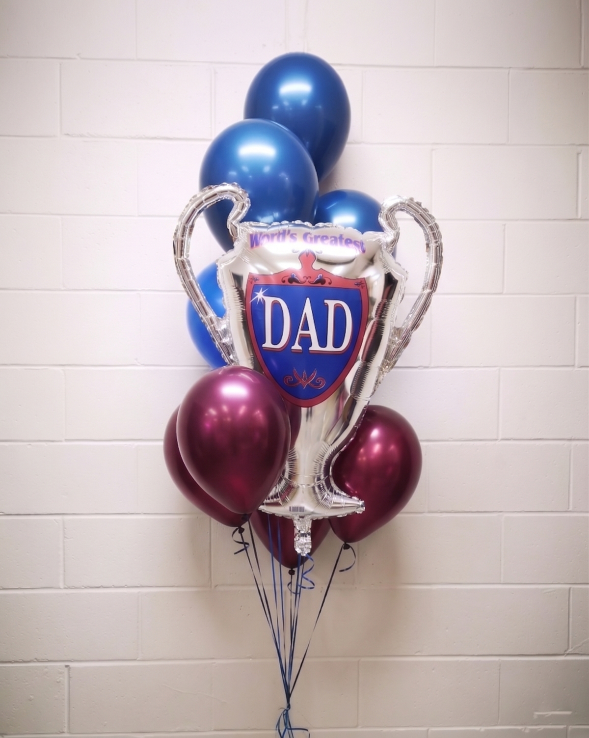 World Greatest Dad Fathers Day Balloon Bouquet