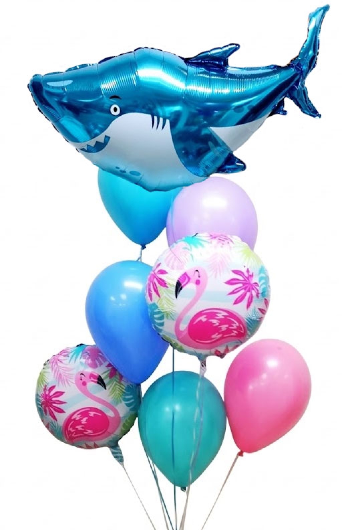 Tropical Vacation Shark & Flamingo