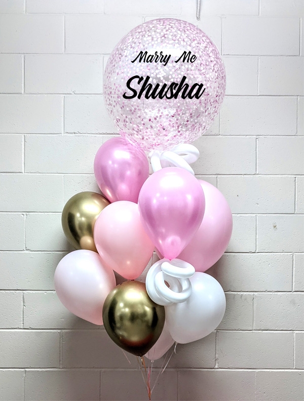 Under The Cherry Blossoms Balloon Bouquet Custom Print