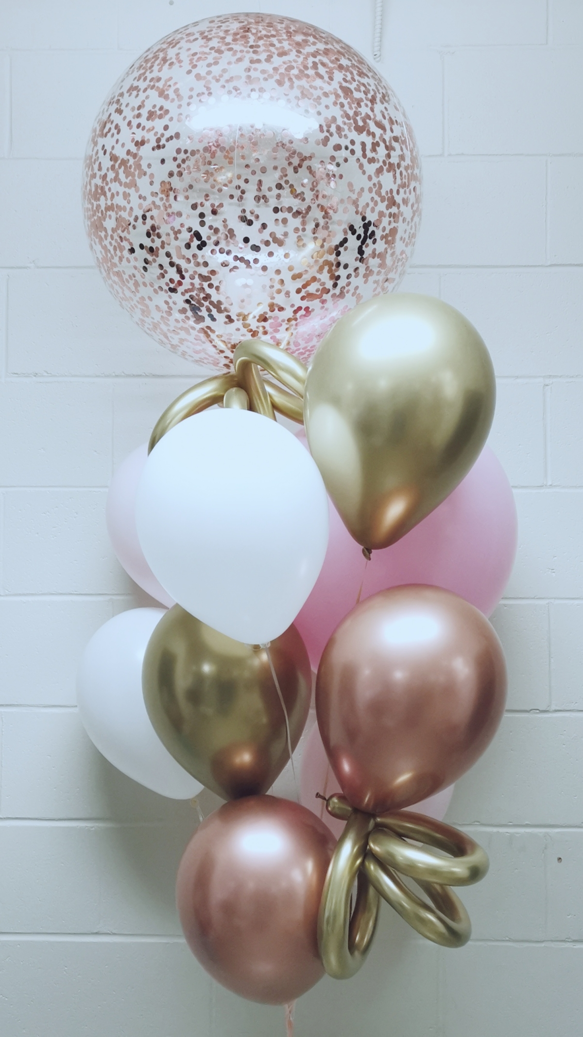 Under The Cherry Blossoms Balloon Bouquet Rose Gold Edition
